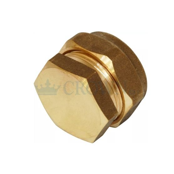 Brass Compression Stop End 15mm