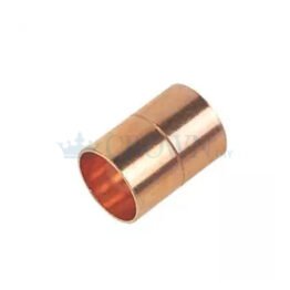 Copper Straight End Feed Coupler 22mm