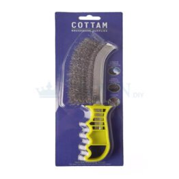 Cottam Multi Purpose Narrow Cleaning Steel Wire Hand Brush
