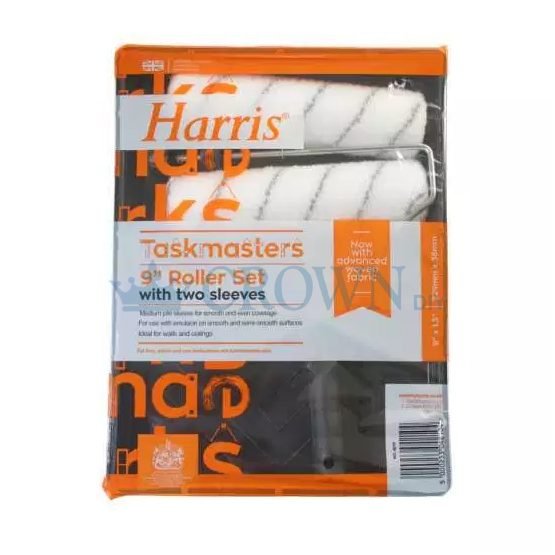 Harris Taskmasters 9'' Roller Set Plus Extra Sleeve