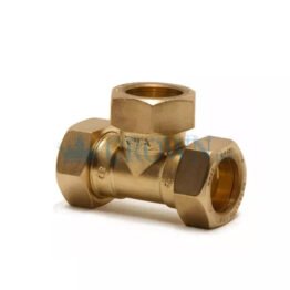 Brass Compression Equal Tee 10mm