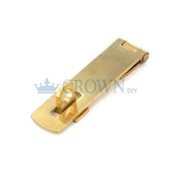 Securit 63mm Brass Hasp & Staple | S1463