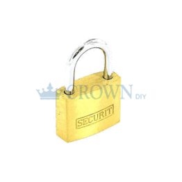 Securit Brass Padlock With 3 Keys 20mm | S1151