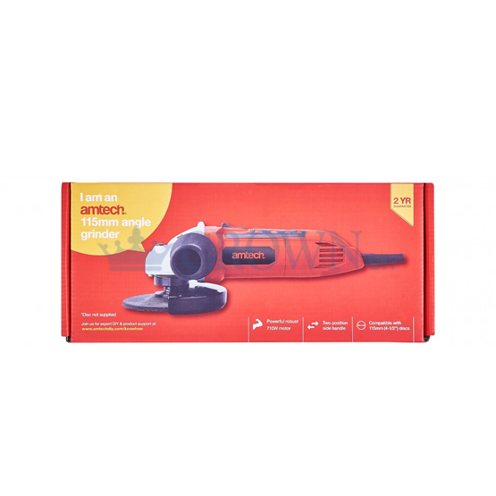 Amtech 115mm 710W Angle Grinder V6025