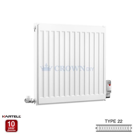 Kartell Kompact D505K 500 x 500mm Type 22 Radiator