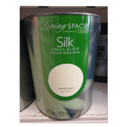 Living Spaces Silk Emulsion Buttercream 5L Paint