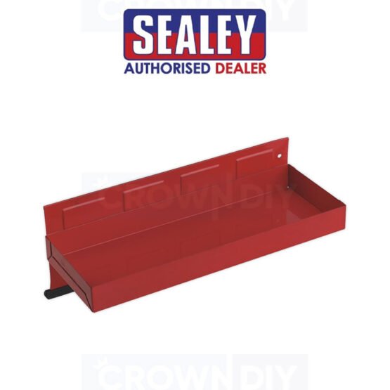 Sealey APTT310 Magnetic Tool Red Steel Storage Tray 310 x 115mm