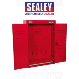 Sealey APW615 Wall Mounted Hang Tools Storage Box Metal Lockable Cabinet Drawer