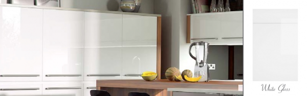 Odyssey White Gloss Kitchen Range Doors