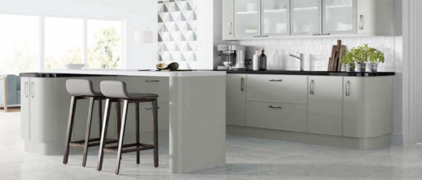 Sofia Super Matt Dove Grey Kitchen Range